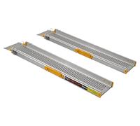 Telescopic Channel Ramps, Pair of Adjustable Aluminium Access Ramps for Wheelchairs with Carry Bag