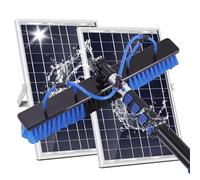 Telescopic Cleaning Brush, Window Cleaning Brush 5 Meter Extension Pole Kit, Water Fed Telescopic Brush Window Cleaning Pole Aluminium, for Cleaning Solar Panels, Washing Trucks, Bus, Car Roofs
