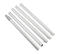 Telescopic Cleaning Pole, 9-Section Aluminum Alloy Extension Rod, Adjustable 1.3ft to 12ft, Lightweight Metal Pole for High Ceilings, Fans, and