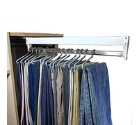 Telescopic Closet Rod 3060cm HeavyDuty Steel Hanger Rail for Pants SpaceSaving Design 25kg Load Capacity 500mm (19.7in) Clothes Storage Solution