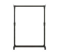 Telescopic Clothing Rack - Metal Clothes Stand, Rolling Garment Rack | Drying Rack with Wheels, Space-Saving Clothes Holder for Home Laundry Setup, Apartment Drying Zone, Multipurpose Storage Corner