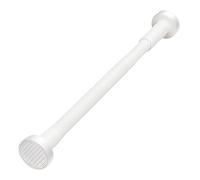 Telescopic Curtain Rod 55165cm / 170275cm 32mm Diameter Adjustable for Bathroom & Windows No Drill Installation White 1.30mPerfect for Closet & Home Décor