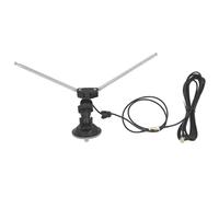 Telescopic Dipole SDR Receiver Antenna Kit, VHF UHF Range, RG174 Cable 60cm, SMA Male Connector, 1/4 Inch Female Thread, FM Radio Dipole Antenna for Software Defined Radios