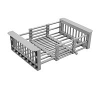Telescopic Dish Drainer Rea P14487A Grey 9X47X22,5Cm