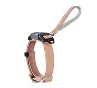 Telescopic Dog Collar Leash Gentle on Neck Breathable Fabric Walking Rope Stretchable Dog Collar Combo Multifunctional