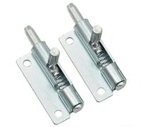 Telescopic Door Hinge 2PCS Carbon Steel Rust Resistant(Left) | Rust resistant carbon steel, spring mechanism, 2-pack value set, for ideal for heavy doors