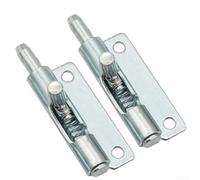 Telescopic Door Hinge 2PCS Carbon Steel Rust Resistant(Right) | Rust resistant carbon steel, spring mechanism, 2-pack value set, for ideal for heavy doors