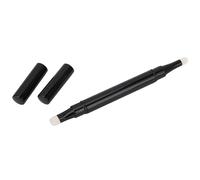 Telescopic Double Headed Eye Shadow Brush, Soft Cosmetic Makeup Brush for Even Powder Application, Portable Travel Eye Makeup Brush with Retractable Design for Home and On the Go