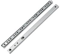 Telescopic Drawer Slides 2Pcs Metal Ball Bearing Runners 17mm Width Heavy Duty Cabinet Drawer Hardware 10inch (246mm) & 15inch (374mm) Options