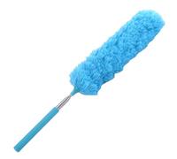 Telescopic Duster - Feather Duster | Duster On A Stick | Feather Duster Extendable | Reusable Fiber Dusting Brush | Flexible, Bendable Cobweb And Ceiling Duster With Ergonomic Telescoping Pole