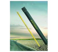 Telescopic Electrician Height Measuring Rod for Power Line and Telecom Tower Measurement, High-Voltage with Portable Bag(Yellow,12meter/39.3ft)