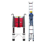 Telescopic Extension Ladder - Lightweight Aluminum for Easy Storage, Ideal for Home and Outdoor Tasks, Supports Up to 150kg