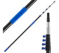 Telescopic Extension Pole 7m for window Cleaning, Multi Purpose 24ft Extension Pole, Paint Roller Extension Pole, Lightweight Aluminum Telescopic for High Ceilings Cleaning Tool and Light Bulb Changer