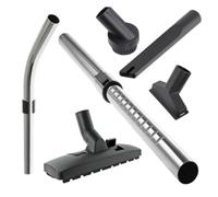 Telescopic Extension Rod & Mini Tool Kit Compatible with Numatic Henry Hetty 32mm Bent End Handle, Crevice Tool, Upholstery, Brush & Floor Attachments