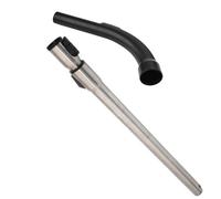 Telescopic Extension Tube & Bent Hose Handle Compatible with Miele C2, C3, S2, S5, S8 Series Replacement Wand & Curved Handle for Miele Vacuum Cleaners
