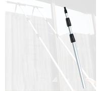 Telescopic Exterior Window Cleaner, 2 In 1 Professional Window Cleaning Pole, Window Washing Equipment With Extension Pole For Skylights/Housekeeping,L 3.4M/10.5FT