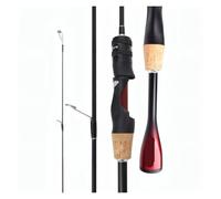 Telescopic Fishing Pole Ultra Light Carbon Fiber Lure Fishing Rod Tool for Carp Bass Trout(Red Spinning,1.68m)