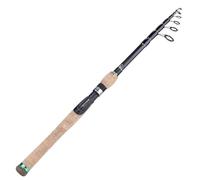 Telescopic Fishing Rod 1.8M-2.7M Protable Telescopic Fishing Rod Cork Handle Spinning Carbon Fiber Travel Tackle(PURPLE,2.7 m)