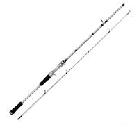 Telescopic Fishing Rod 1.8M Casting Pole Carbon Fiber Bass Fishing Rod Light Weight Travel Portable Design Black(180cm CASTING)