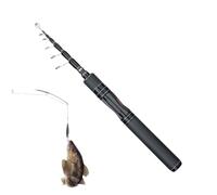 Telescopic Fishing Rod Carbon Baitcasting Tool | Compact Fishing Rod For Lake River Sea Coast Boat Kayak Saltwater Bridge Dock Outdoor Fish Pond