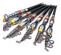 Telescopic Fishing Rod Carbon Telescopic Spinning Fishing Rod Hard Carp 1.8M 2.1M .4M .7M 3.0M .6M Sea Travel Professional Pole(2.7Meter)