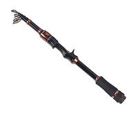 Telescopic Fishing Rod Combos Telescopic Fishing Rods Carbon Fiber Rod Comfortable EVA Handle Spinning & Casting Designed Travel Rod Portable Fishing Rods Outdoor Fishing Poles (One Color Ca