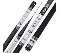 Telescopic Fishing Rod Extra Long High Carbon Fiber Telescopic Power Hand Pole Fishing Rod 3.6M/3.9M/4.5M/5.4M/6.3M/7.2M/8M/9M/10M Stream Rod Fishing Rods(8M)