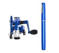 Telescopic Fishing Rod for Ice - Portable 39" Non-Slip Handle for Fishermen, Lake, Sea, Pond