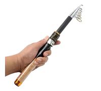 Telescopic Fishing Rod, Freshwater Trout Pole, 6.89x14.96in Portable Casting Stick, Smooth Lightweight Design, Authentic Carbon Build for River, Lake, Boat, Pier, Kayak, Outdoor