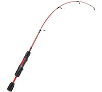 Telescopic Fishing Rod Ice Fishing Rod EVA Non-slip Handle River Shrimp Carp Fishing Pole 68cm 2 Section Fishing Rod(L Power)