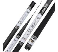 Telescopic Fishing Rod Long Wen Extra Long High Carbon Fiber Telescopic Power Hand Pole Fishing Rod 3.6M/3.9M/4.5M/5.4M/6.30M/7.2M/8M/9M/10M Stream Rod For Saltwater Freshwater(3.9M)