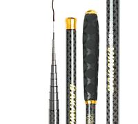 Telescopic Fishing Rod Mini Hand Fishing Rod Telescopic Sea Saltwater Freshwater Carbon Fiber Casting Stream Pole River Lake 3.6M~7.2M Fishing Rods(4.5M)