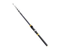 Telescopic Fishing Rod, Portable Short Sea Pole Fiberglass Stream Fishing Rod Fishing Tools For Seawater Freshwater 1.5m-3.0m for Fishing, Travelling(2.7m)