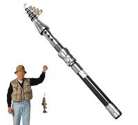 Telescopic Fishing Rod - Telescopic and Portable Travel Rod for Mountain Confessions, Seas and Lure Fishing - Lightweight Carbon Fiber Design Suitable for Outdoor Use
