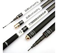 Telescopic Fishing Rods 12FT 13FT 15FT 16FT 18FT 21FT 24FT Carbon Fiber Rod Ultra Light Carp Fishing Pole Spinning Rod (Size : 4.5m/15FT)