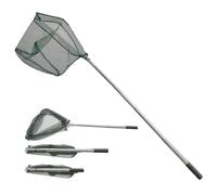 Telescopic Folding Fishing Landing Net,1.75m Stainless Steel Pole,Collapsible Extensible Long Handle,Triangular Net,For Bird Fish Catch,Aquarium,Ponds Floating Objects