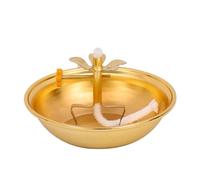Telescopic Ghee Lamp Holder - Alloy Floating Wick Holder, Buddhist Votive Candle Holder | Buddha Tea Light Holder Meet Different Light Needs for Temple Use Meditation and Spiritual Home Decor