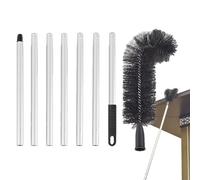 Telescopic Gutter Cleaning Tools, 7 Aluminum Pole Extendable Guard Cleaner Tool, Extendable Gutter Cleaning Brush, Telescopic Gutter Cleaner, Easily Clean Gutters to Leaves & Debris