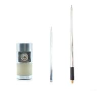 Telescopic HF Antenna Kit for GP Antennas, Antenna Kit with 5.6m Adjustable Telescopic Rod, M10 Threaded Base & Grounding Peg for 20m-6m Band HF Analysis, Includes Banana Socket Terminals