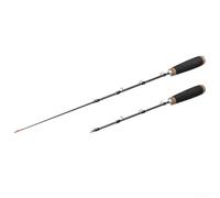 Telescopic Ice Fishing Rod 50cm with Integrated Winding Buckle and Multi-Guide Ring Setup for Precision Ice Angling