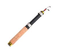 Telescopic Ice Fishing Rod - Winter Equipment Compact Portable | 60cm Carbon Retractable 25cm Easy Travel | for Golden Trout Perches Lake Sea Kayak, 59g Hard Fishing