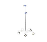 Telescopic Infusion Stand with 4 Hooks Medical Portable IV iv pole