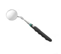 Telescopic Inspection Mirror, Folding Mirror With LED Light For Vehicle Undercarriage Welding Check, Car Repair Tool Mechanic Workshop(A)