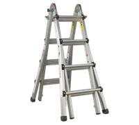 Sealey Aluminium Telescopic Ladder 4-way En 131 Adjustable Height