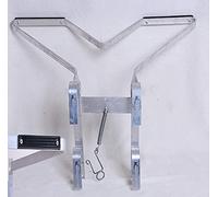 Telescopic Ladder DIY Aluminum Alloy Folding Extendable Extension Ladder for Home Office Loft Use (V-shape ladder stand off)