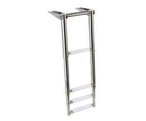 Telescopic ladder f.gangplank 4 steps - 1 PC Osculati - 49.553.04 - 4955304
