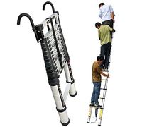 Telescopic Ladder, Multi-Purpose Extendable Ladder 8m 6m 5m 3.8m 3.2m Extendable Ladders Telescopic, Aluminum Telescoping Ladder with Hook(2.1m/6.8ft)