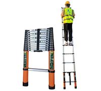 telescopic ladder, Multi-Purpose Extendable Ladder Telescoping Ladder for 8m/ 7m/ 6.2m/ 5m/ 4m/ 3.8m/ 2.6m Rooftop Tent(3.2m/10.5ft)
