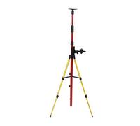 Telescopic Lazer Level Pole, Stainless Steel Lazer Level Tripod Adjustable Lazer Mounting Pole with 1/4" Thread and 5/8" Thread Adapter, 1.14 to 3.88m / 44.9 to 152.8in