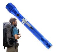 Telescopic LED Magnetic Flashlight, Magnetic Pickup Tool with LED Lights, Multi-Purpose Flashlight, 360 Swivel Cool Gadget, Work Light for Men Man Dad